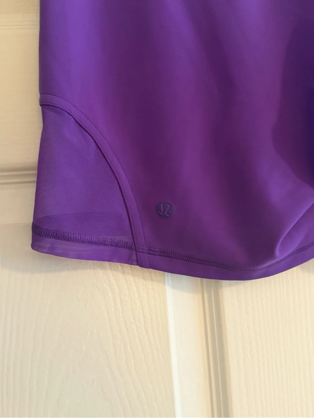 Lululemon Purple Women’s Wunder Train Mesh Panel High-Rise Athletic Shorts